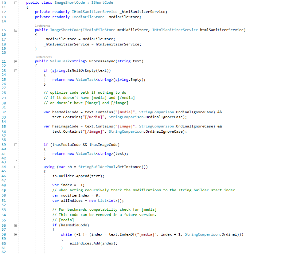 The new ImageShortCode is to replace the MediaShortCode