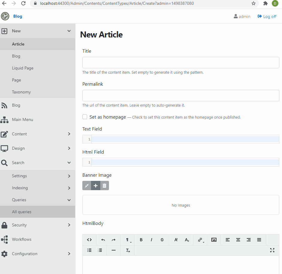 CodeMirror improvements in the Html Field and the Text Field