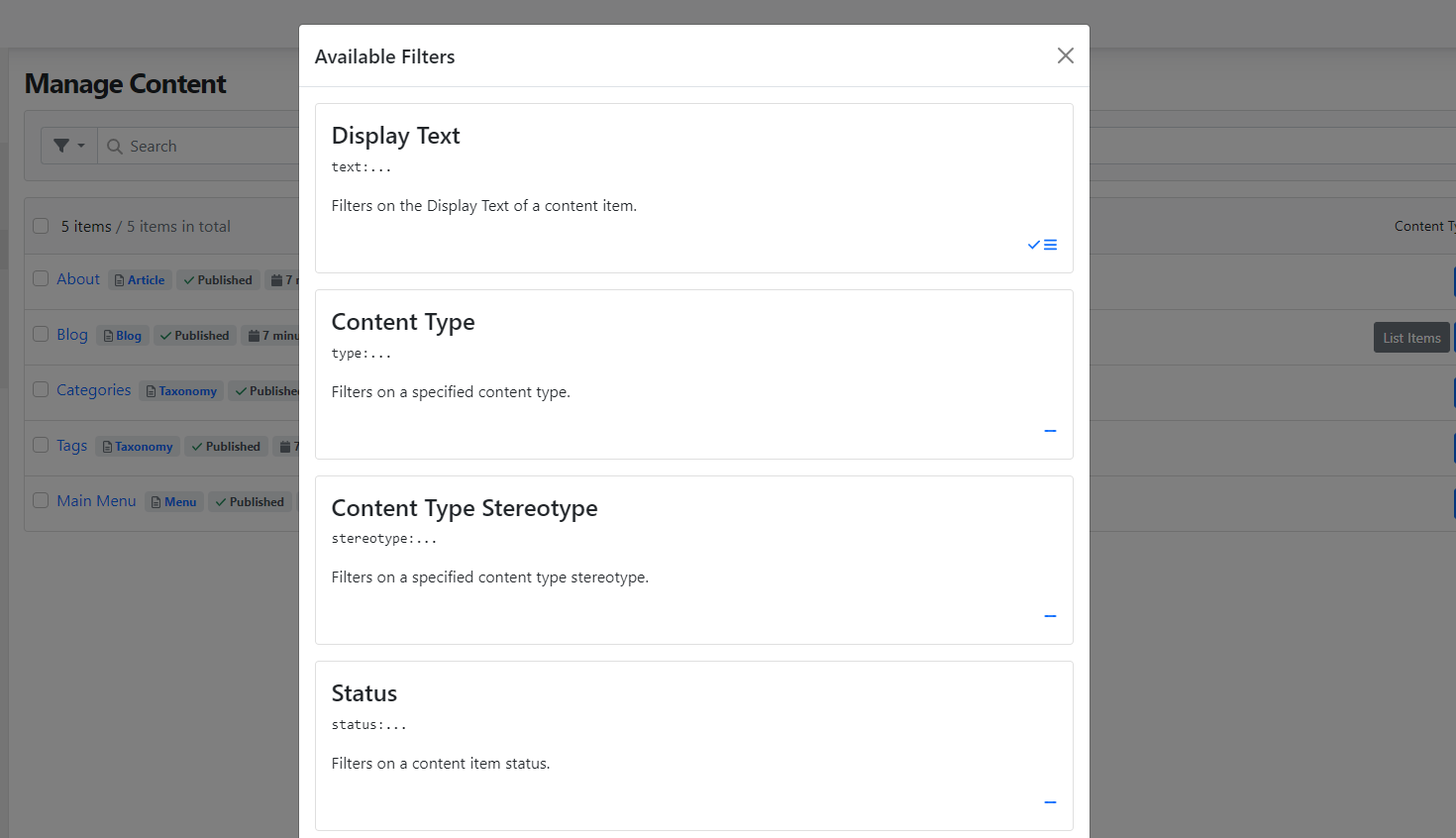 Thumbnail to stereotype filter