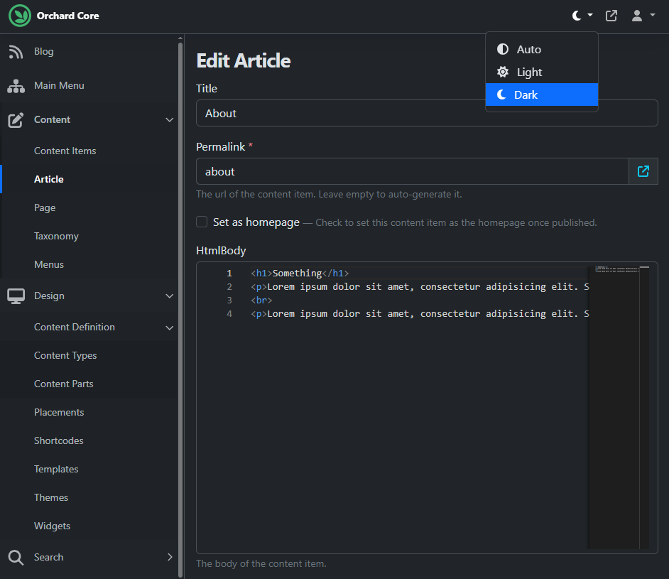 Apply dark Monokai theme to CodeMirror