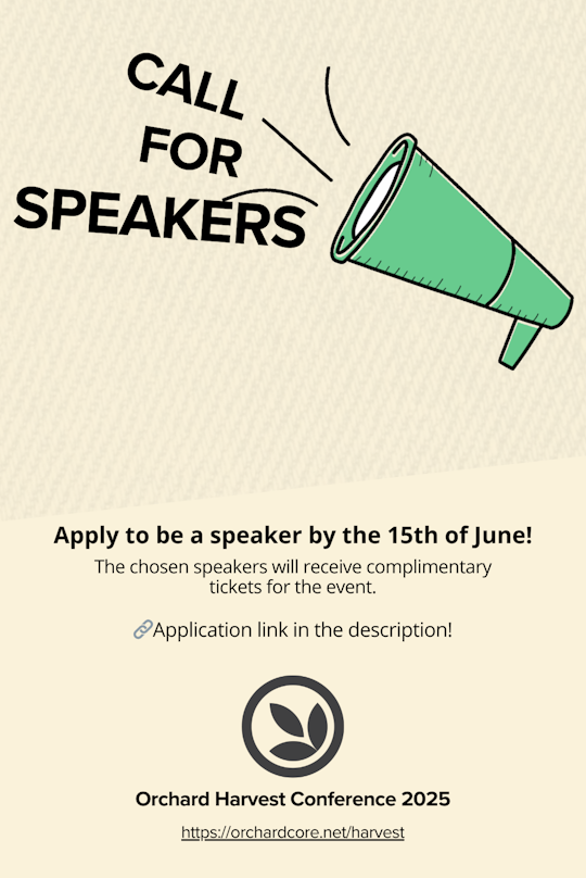 Harvest 2025 call for speakers