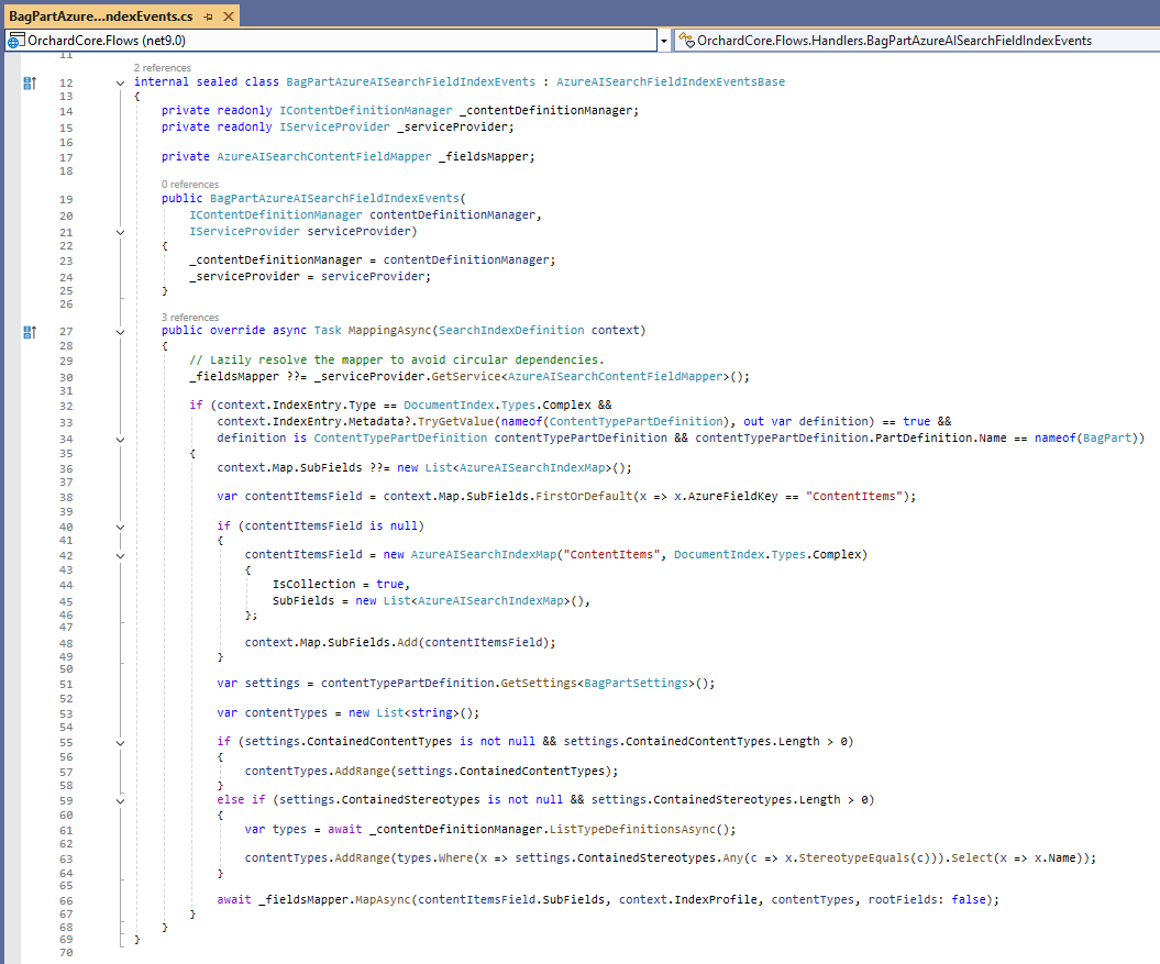 Add Vector and Complex document type support to allow indexing complex objects