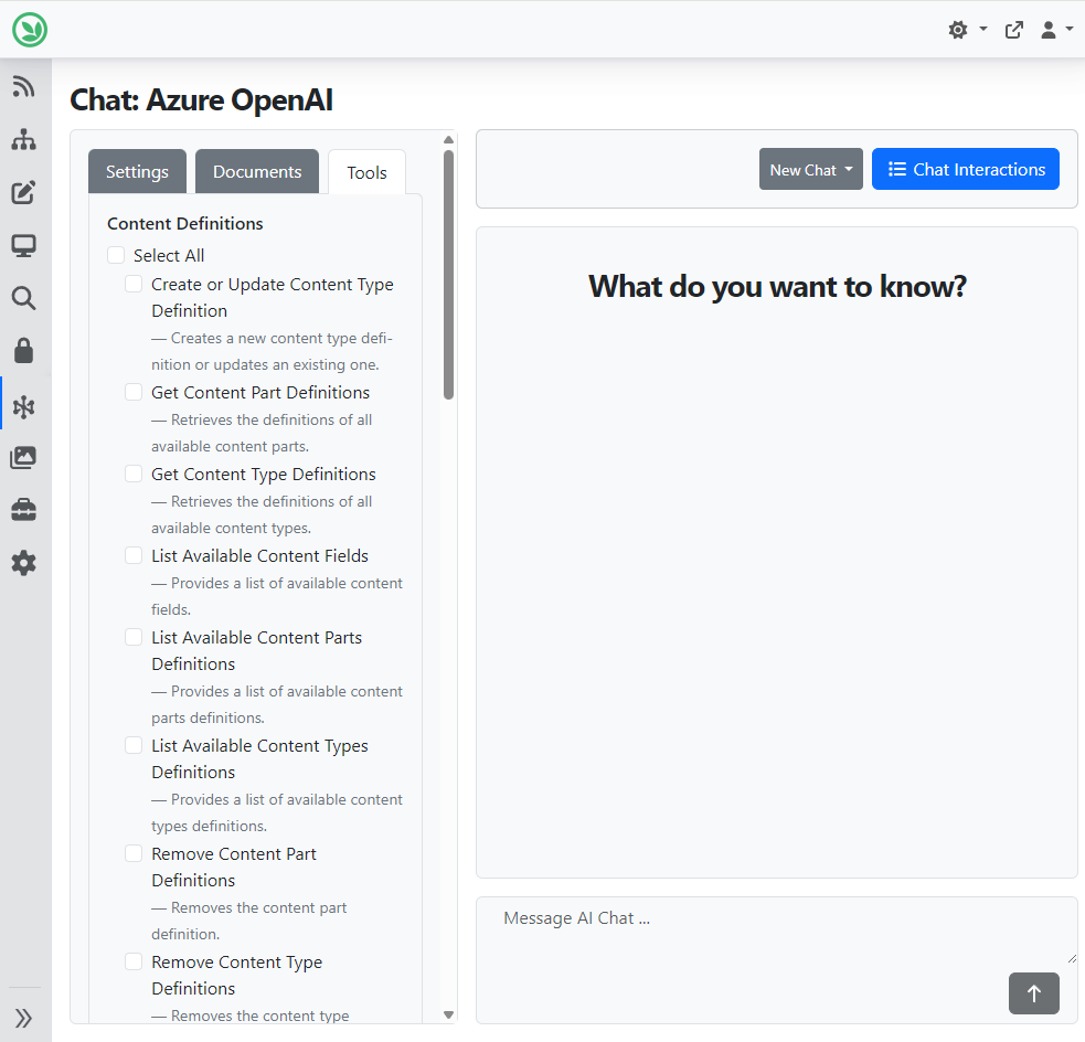 Azure OpenAI Chat Tools