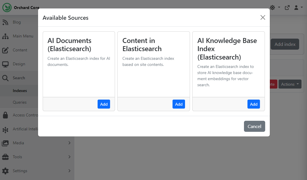 AI Knowledge Base Index
