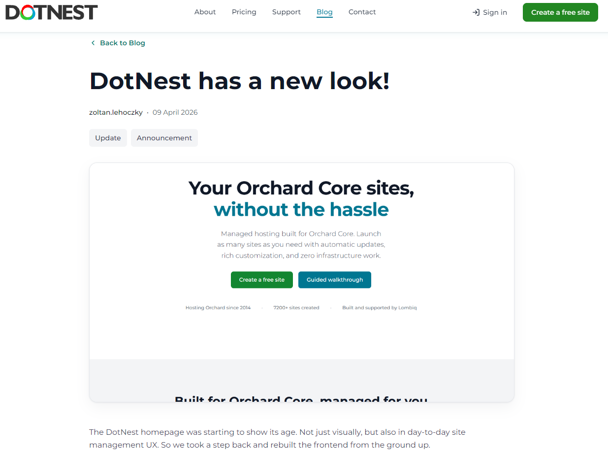 DotNest has a new look!