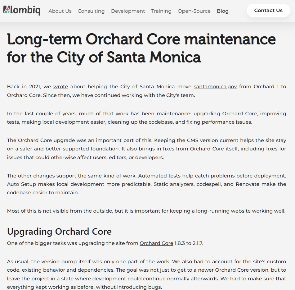 City of Santa Monica case study