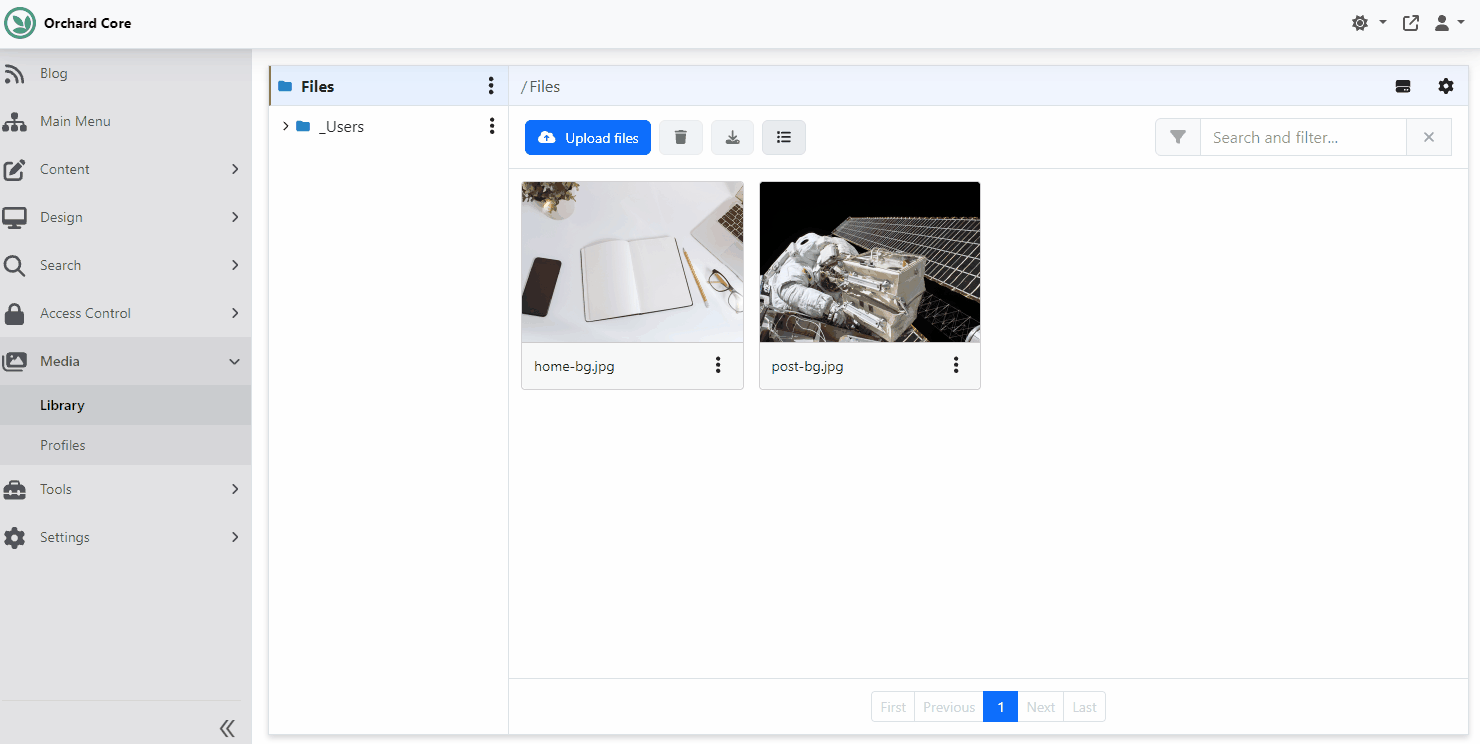 Media Library Vue 3