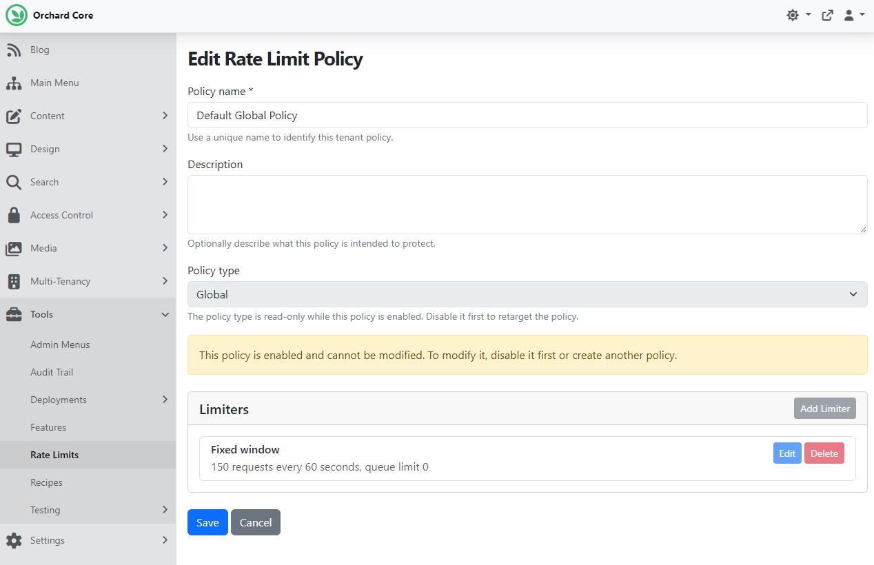 Default Global Policy
